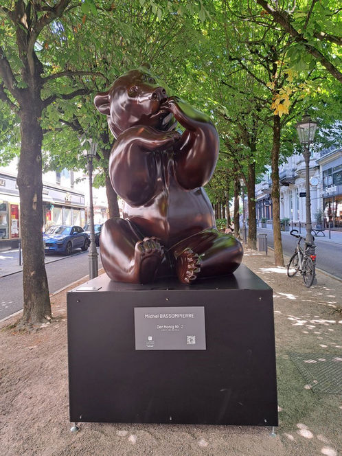Exposition d'oeuvres monumentales du sculpteur animalier Michel BASSOMPIERRE