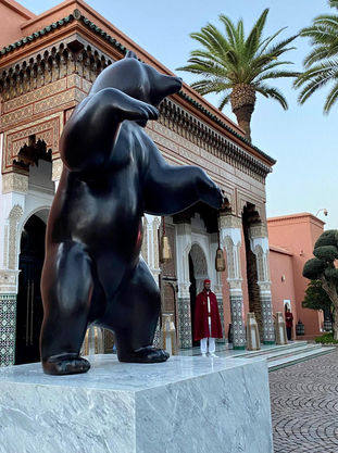 Exposition d'oeuvres monumentales du sculpteur animalier Michel BASSOMPIERRE
