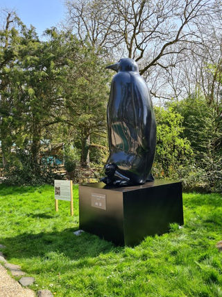 Sculpture monumentale de l'artiste animalier Michel BASSOMPIERRE