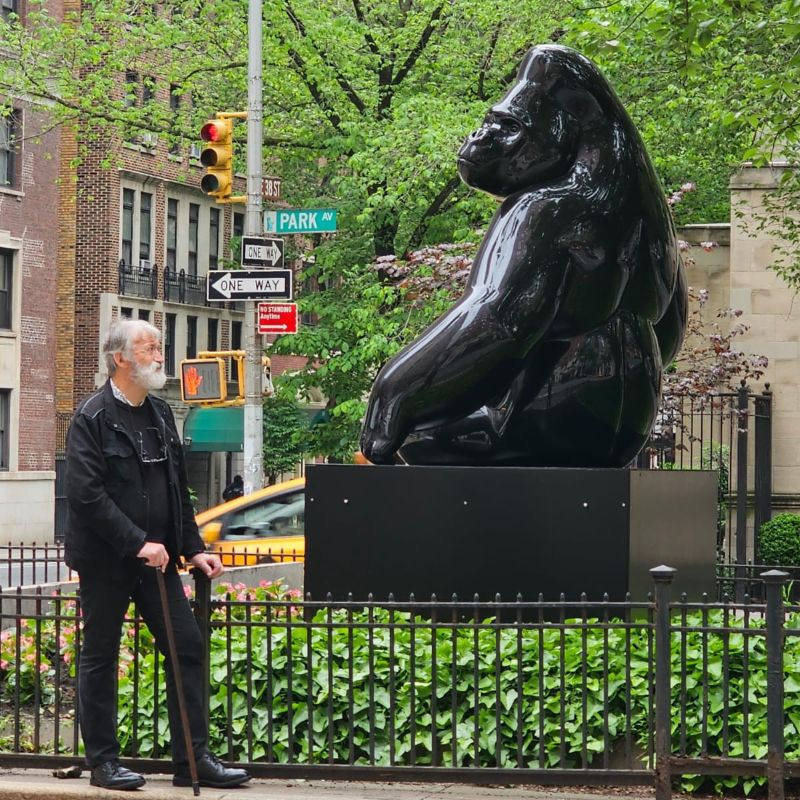 Exposition "Fragile Giants" du sculpteur animalier Michel BASSOMPIERRE sur Park Avenue à New York