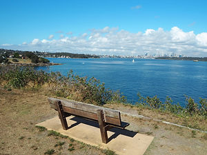 sydney harbor south head meditation spot