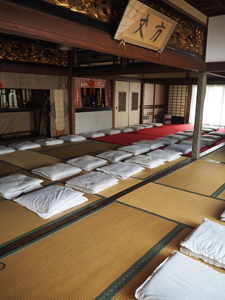 Kourin-In Temple, Tokyo, Japan main meditation hall