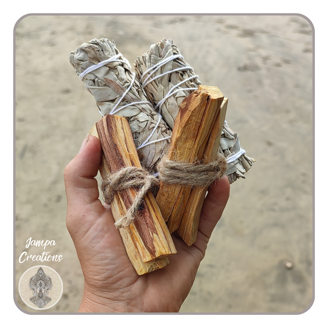 SMUDGE COMBO - Palo Santo & White Sage
