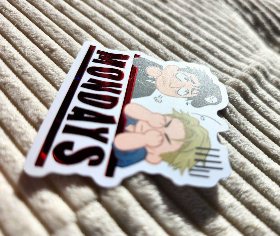 Thumbnail: Mondays Raised Foil Sticker