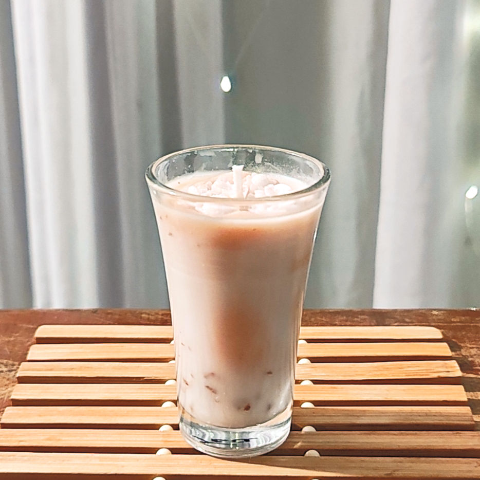 Miniatura: Vela Florida com Cera 100% Pura | Cera de Coco | Pavio de Algodão 