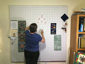 "Making a Simple Design Wall" Blog Post Featured on CQA Website!