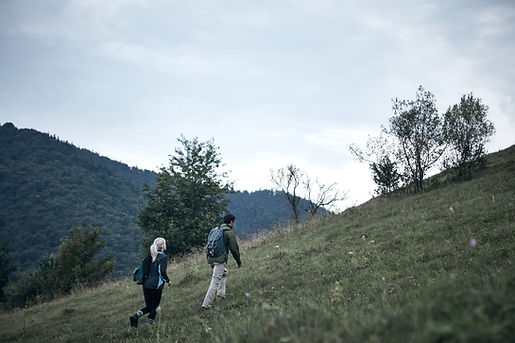Couple Hiking Outdoor 