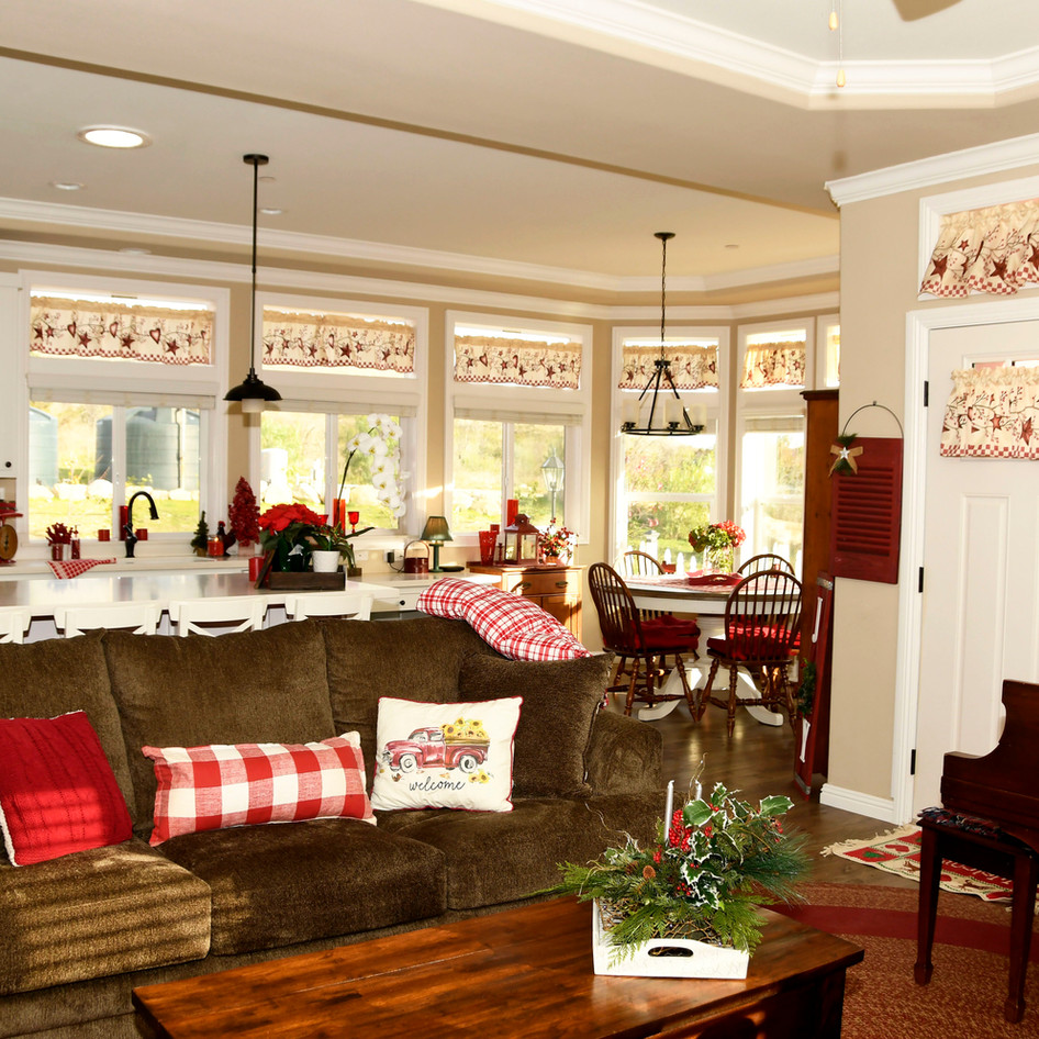 View from the Living Room toward the Kitchen