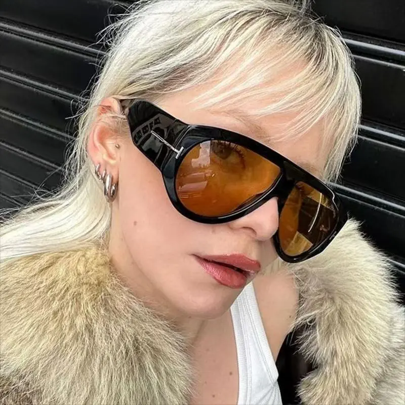 Thumbnail: 〖Summer Vibes〗2 PCS Retro Oversized Aviator Sunglasses for Women Men 70S Style U