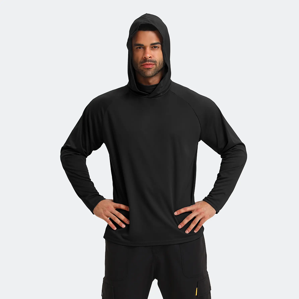 Thumbnail: 6 Pack Men'S Casual Hoodie Pullovers Multicolored Long Sleeve Lightweight UPF Su