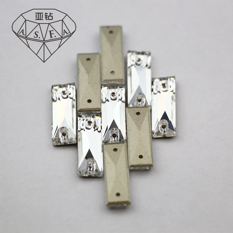 Thumbnail: ASFA S010 Cosmic Baguette Sew-on 6*18MM Hot Fix Shaped