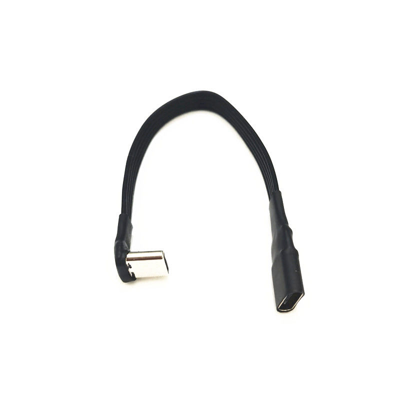 Miniatura: Type C to USB-C 90 Degree Angled adapter cable Power bank flexible cable PD cabl