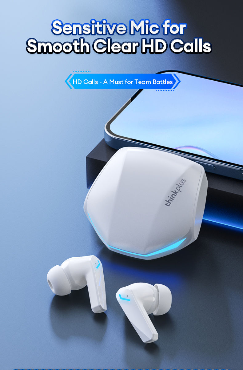 Miniatura: Lenovo GM2 Pro Gaming Earphones Bluetooth 5.3 Sport Headset Dual Mode HD Call No