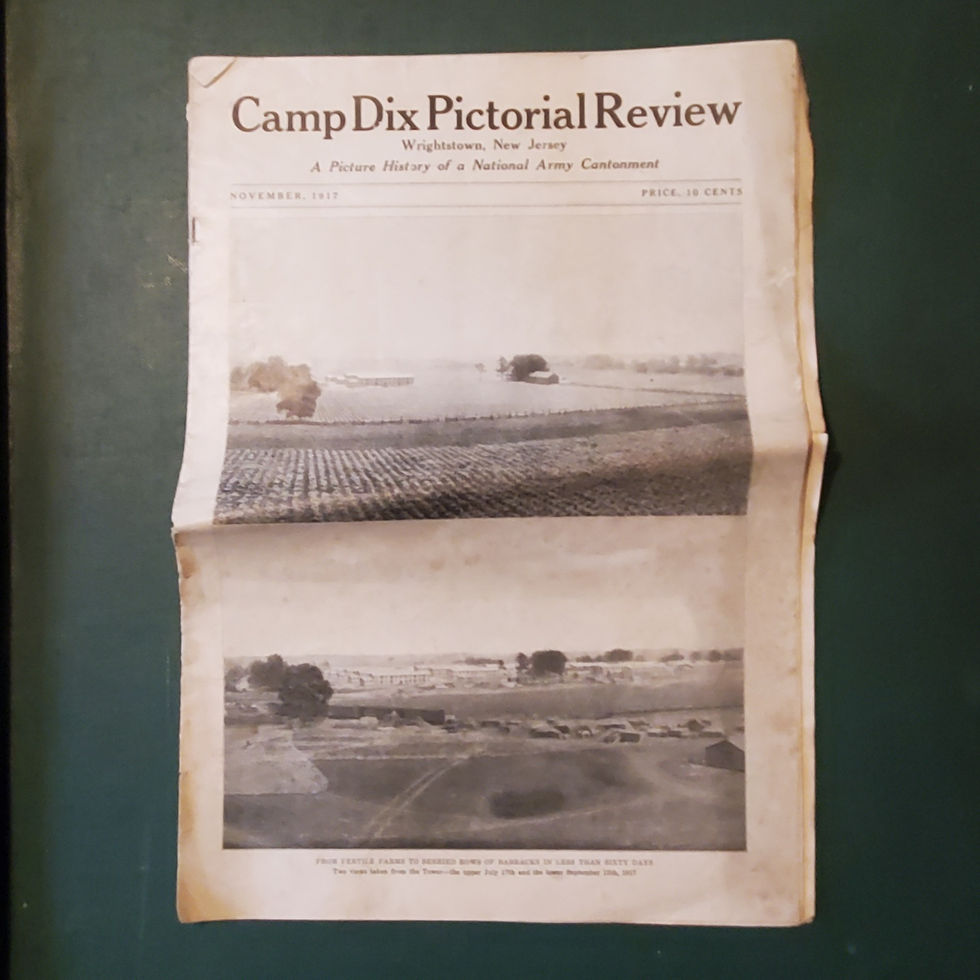 1263----1917 WWI Camp Dix Pictorial Review - First Issue -- Wrightstown NJ