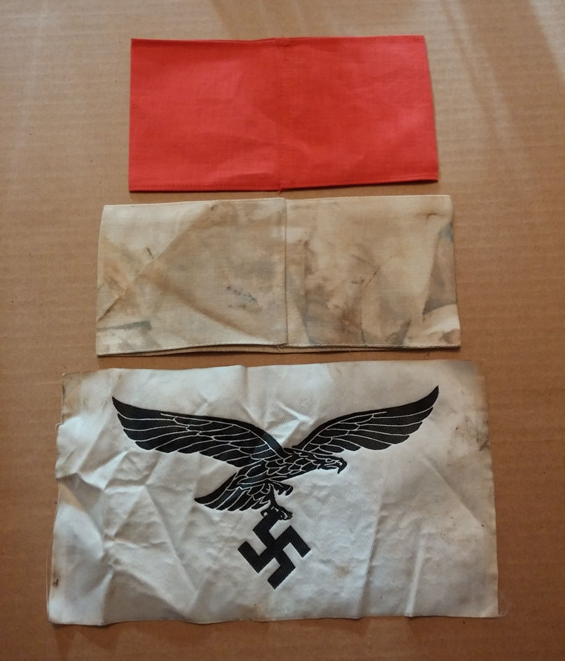 7055----c.1930s-40s lot of 3 authentic German armbands
