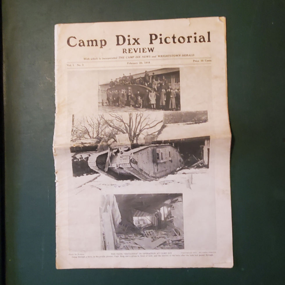 1261----1918 WWI Camp Dix Pictorial Review Vol I No. 2 - Wrightstown NJ