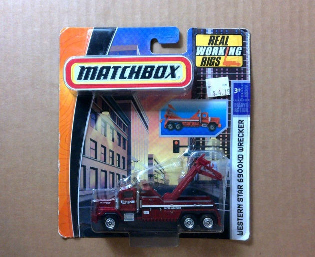 7103----2009 Matchbox Western Star 6900XD Wrecker - NIB
