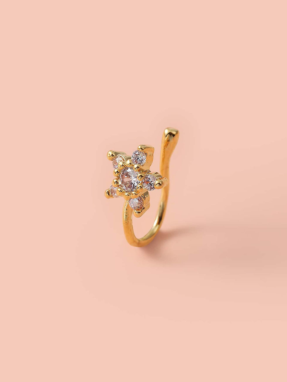 섬네일: Zircon Decor Nose Cuff