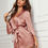 थंबनेल: Self Tie Satin Robe