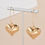 Miniatyrbild: Heart Drop Earrings