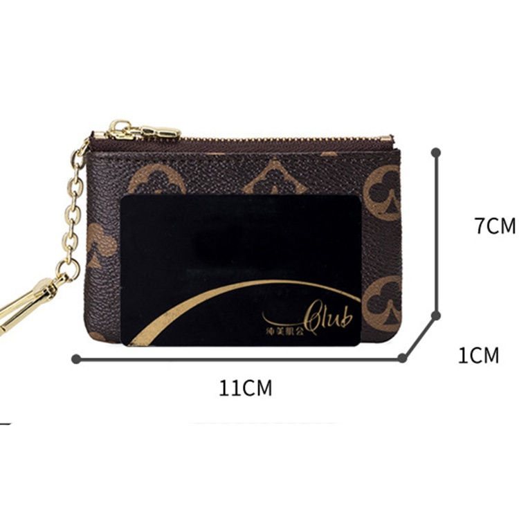 Thumbnail: Zipper Coin Mini Purse, ID Card Bag & Wallet