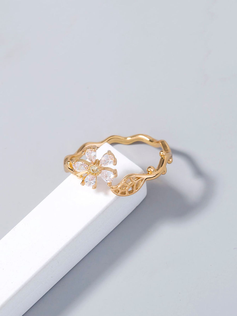 Miniatura: Zircon Decor Cuff Ring