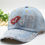 Miniatyrbild: Rhinestone Denim Baseball Cap 