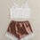 थंबनेल: Ladies Lace 2pc Sleepwear