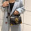 Miniature : Studded & Lion Decor Satchel Bag