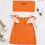 Thumbnail: Letter Graphic Tube Top & Tie Side Cut Out Skirt Set