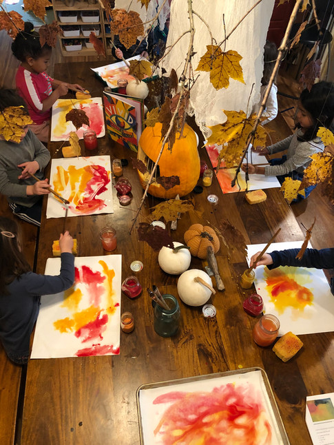 painting leaves cks