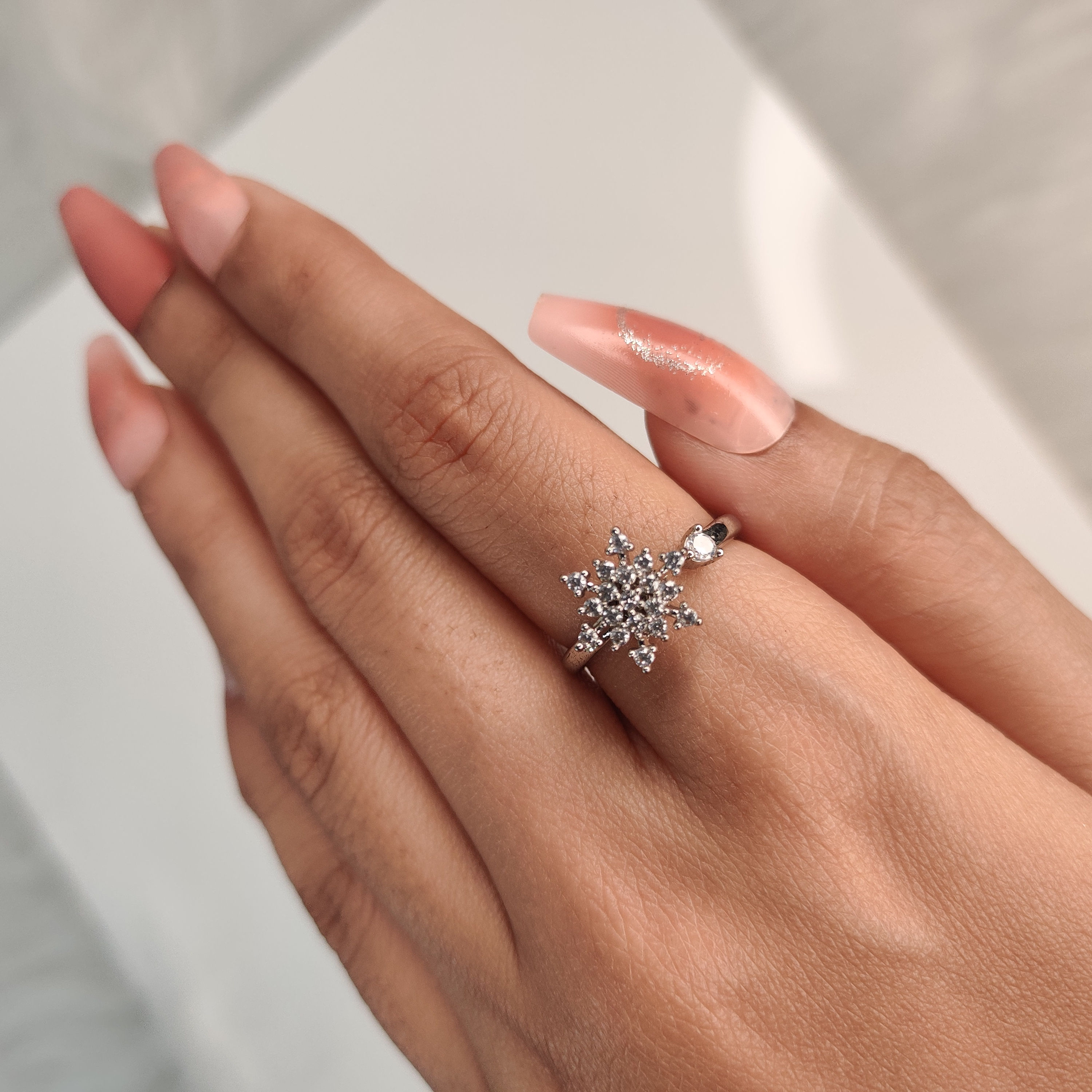Crystal Spinner Ring