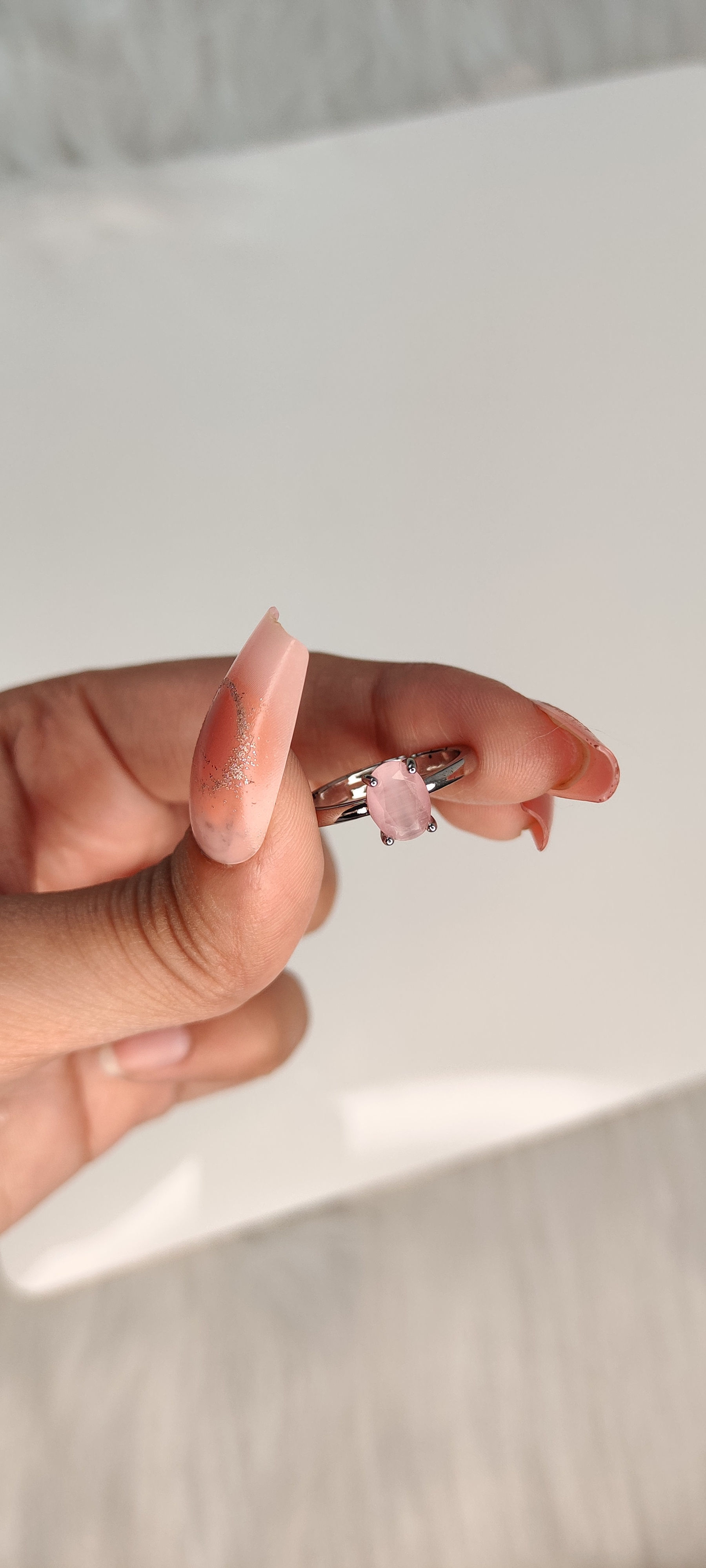Pink Stone Ring