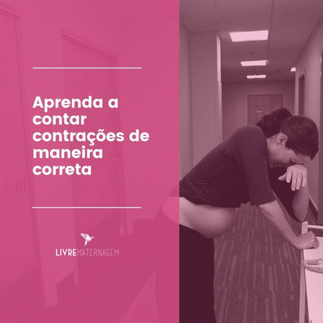 Aprenda a contar contrações de maneira correta