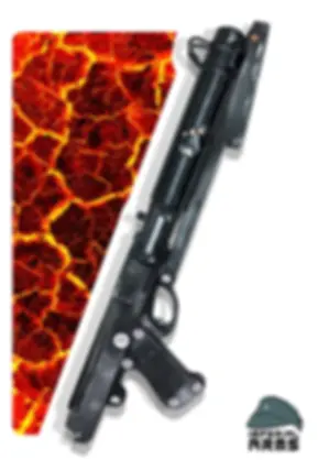 DC-15S ROTS Revenge of the Sith Clone Wars blaster rifle carbine prop with knurled grip and metal copper receiver details