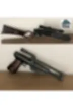 Thumbnail: EE‑3 carbine and its detachable DL‑44 pistol side by side on tabletop