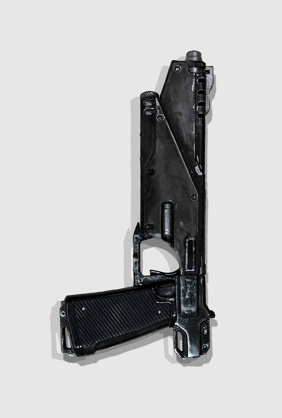 Thumbnail: Alternate side view of Westar-35 rifle replica highlighting fore-end details and scope mount on gray backdrop