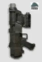 Thumbnail: Side profile of the DC-17M configured with anti-armor attachment – heavy-duty Star Wars cosplay blaster prop