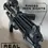 Thumbnail: Close-up of E-11 Stormtrooper blaster 1:1 scale replica hinged iron sights, Bapty & Co, 501st friendly.