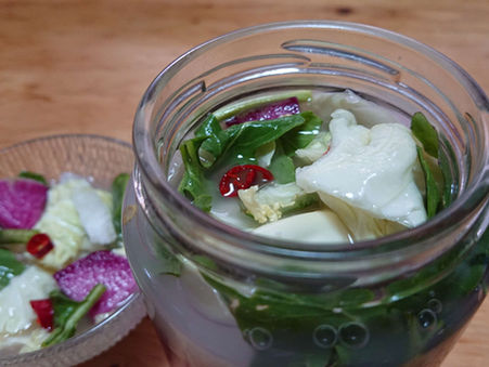冬野菜の水キムチ