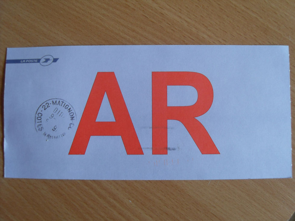 Accusé de réception DCSQ