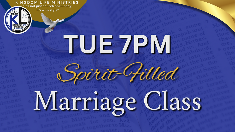 KLM | Spirit-Filled Marriage Class