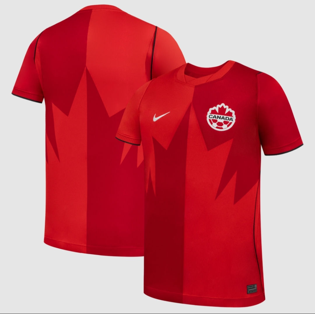 Youth Nike Red Canada Soccer 2026 Home Stadium Replica Jersey