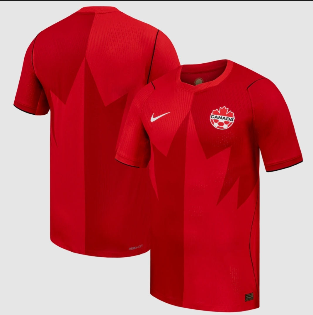 Men's Nike Red Canada Soccer 2026 Home Stadium Replica Jersey