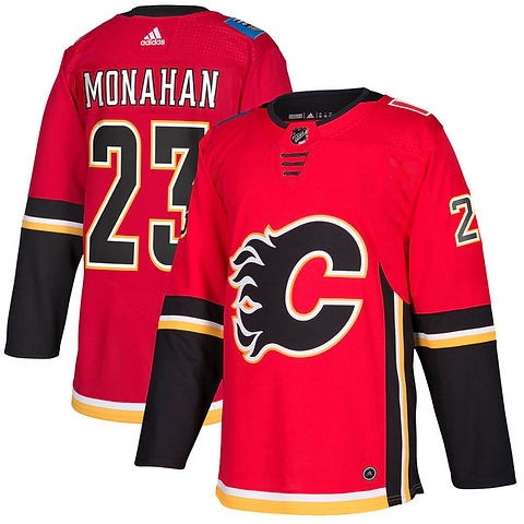 Men's Calgary Flames Sean Monahan adidas NHL Authentic Pro