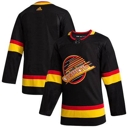 Men's Vancouver Canucks adidas Black 2019/20 Flying Skate ...