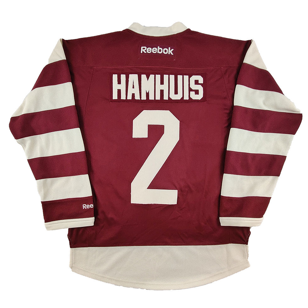 Men's Vancouver Millionaires #2 Hamhuis Reebok Burgandy Jersey