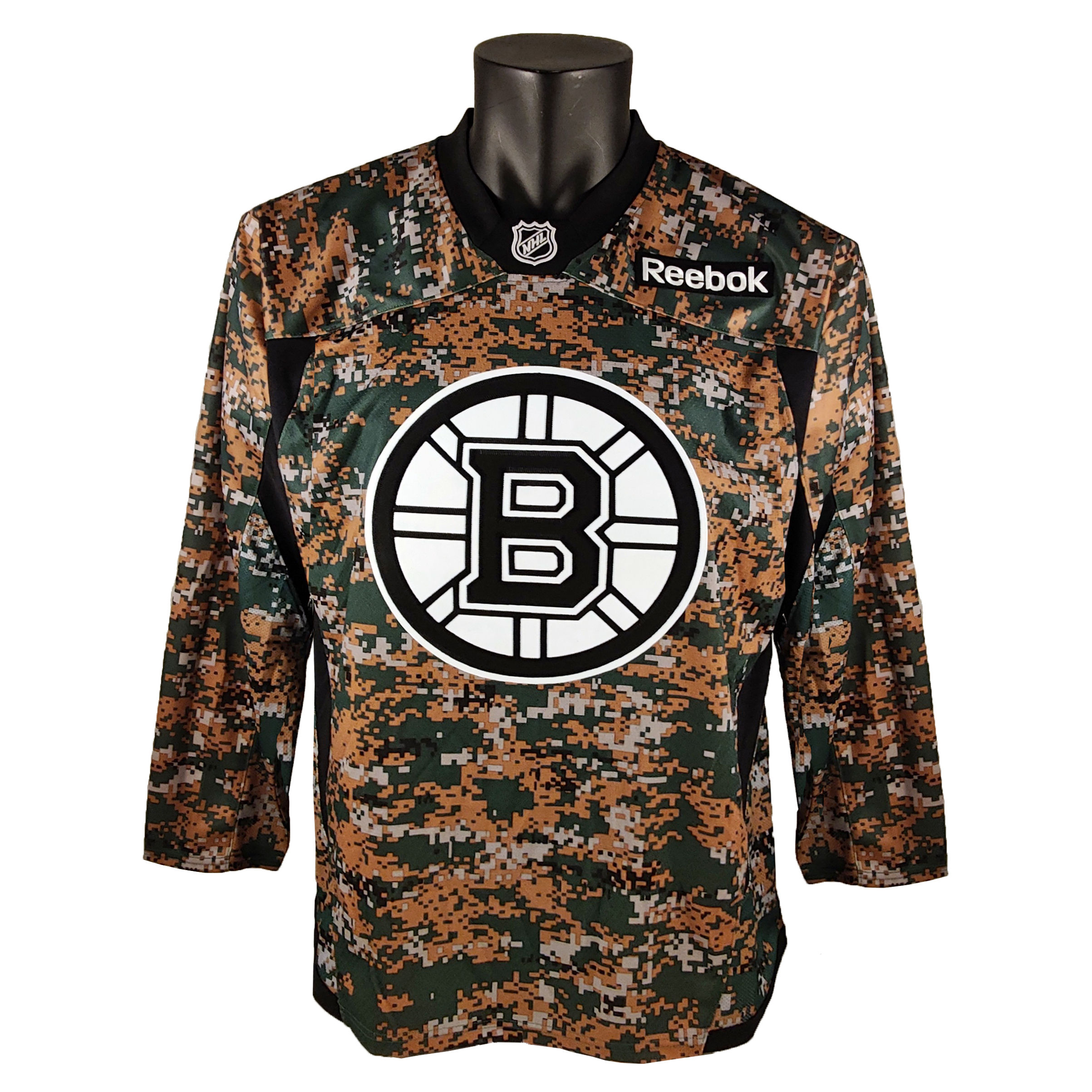 Men's Boston Bruins Camouflage Reebok Jersey