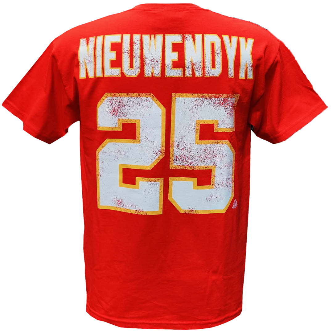 Men's Calgary Flames Joe Nieuwendyk #25 OTH Alumni Red T-shirt