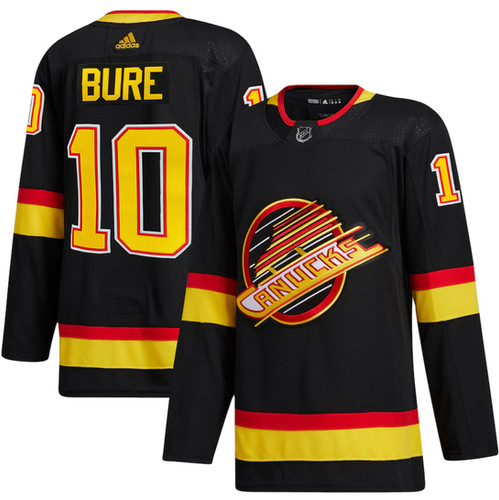 Men's Vancouver Canucks Pavel Bure adidas Black Flying Skates